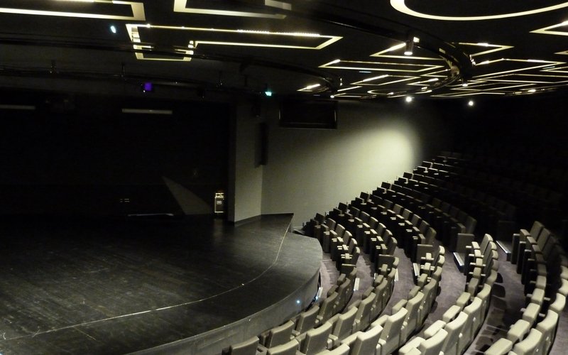 Entrée du Théâtre 13 Glacière, boulevard Auguste-Blanqui